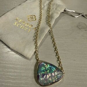*SOLD* Kendra Scott Iridescent Abalone Necklace